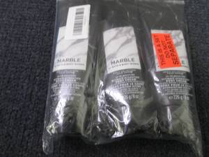 lot 206 image: 3- 8 oz Marble Body Cream...