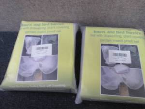 lot 211 image: 2 Insect Bird Barrier Mesh, Garden ...
