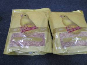 lot 259 image: 2- 4lb Bags Volkman Canary Food...
