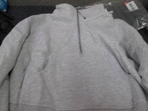 lot 308 image: Ladies Short Large Half Zip Sweatsh...
