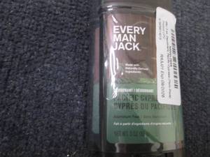 lot 339 image: 2- 3oz Every Man Jack Deodorant...