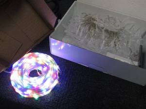 lot 345 image: Tape Lights, Dragonfly String Light...
