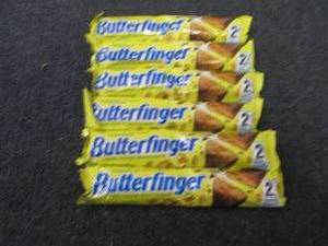 lot 376 image: 6- 3.7 oz Butterfinger Bars...