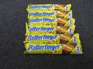 lot 377 image: 6- 3.7 oz Butterfinger Bars...