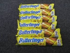 lot 379 image: 6- 3.7 oz Butterfinger Bars...