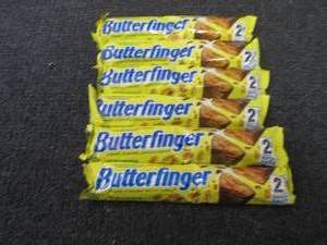 lot 380 image: 6- 3.7 oz Butterfinger Bars...