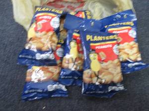 lot 409 image: 6- 6 oz Bags Planters Salted Peanut...