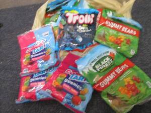 lot 410 image: 12 pks Assorted Gummy Snacks...