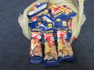 lot 420 image: 12- 1.75 oz pks Planters Roasted Pe...