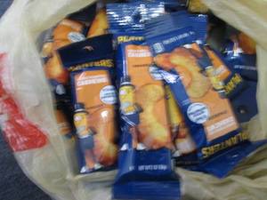 lot 422 image: 12- 2 oz pks Planters Roasted Cashe...