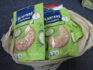 lot 432 image: 6- 5 oz Pks Planters Dill Pickle Ca...