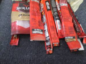 lot 447 image: 12 Assorted Jack Links Beef Snacks...