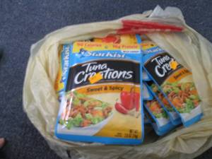 lot 464 image: 12- 2.6 oz Pks StarKist Sweet & Spi...