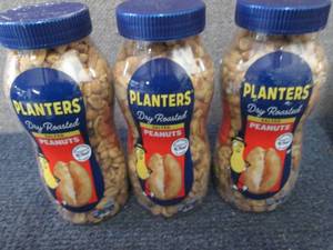 lot 478 image: 3- 16 oz Planters Salted Peanuts...