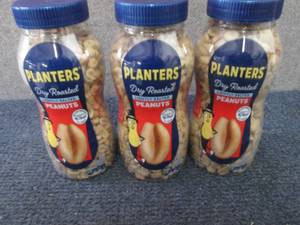 lot 479 image: 3- 16 oz Planters Lightly Salted Pe...