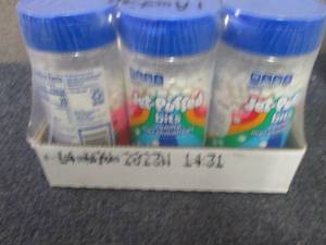 lot 498 image: 6- 3 oz Jars Jet-Puffed Bits...