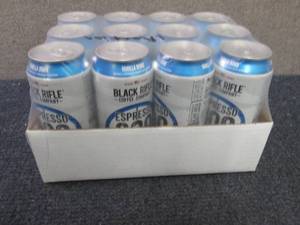 lot 500 image: 12- 15 oz Cans Black Rifle Vanilla ...