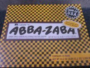 lot 509 image: 43.2 oz Box 24 Bars Abba-Zaba Bars...