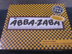 lot 511 image: 43.2 oz Box 24 Bars Abba-Zaba Bars...