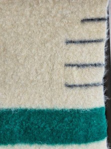 lot 1 image: Earlys Witney 4-Point Blanket (English Wool) Mimic Hudson Bay Pattern