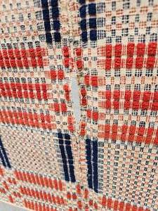 lot 51 image: 19th Century RedWhiteBlue Coverlet