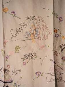 lot 89 image: Breathtaking Fine Needlework Nursery Quilt - Nursery Rhyme Collage