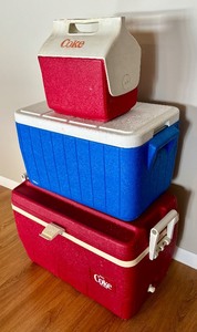 Coleman and Igoo Coolers