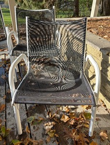 Set of Six Outdoor Patio Chairs