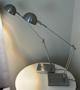 Pair of Adjustable Height Table Lamps