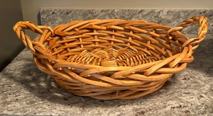 Three Decorative Wicker Baskets