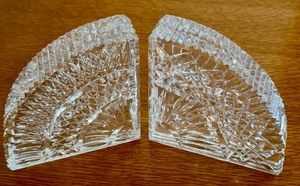 Pair of Waterford Crystal Bookends