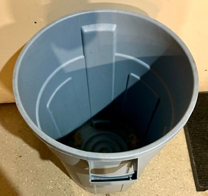 Rubbermaid Roughneck Plastic Can with Lid