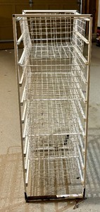 Metal Storage Bin Rack