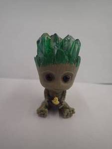 Natural Quartz Groot - Green - Approximately 2.5 inches tall - Cute Cute Cute