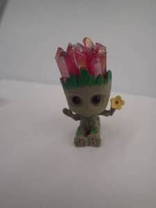 Natural Quartz Groot - Pink - Approximately 2.5 inches tall.  Adorable