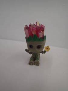 Natural Quartz Groot - Pink - Approximately 2.5 inches tall.  Adorable