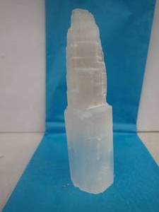 Selanite Crystal TowerSkyscraper - approx 5 inches tall