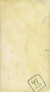 Letter with Used Washington 3 Cent Stamp from 1869