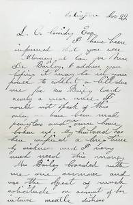 Letter with Used Stamp from 1869