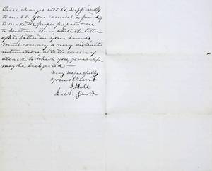 Letter Written on War Department Bureau of Military Justice Letterhead from 1970