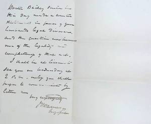 Letter from 1868 Written on Surgeon Generals Office Letterhead