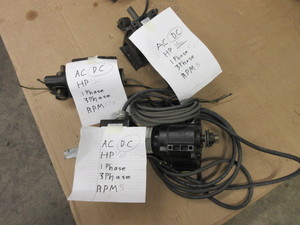 lot 508 image: DC MOTORS