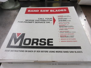 lot 548 image: MORSE BAND SAW BLADES - NEW