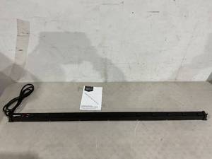 lot 126 image: Amazon Basics Heavy Duty Metal 12-Outlet Surge Protector Power Strip with Mounting Brackets