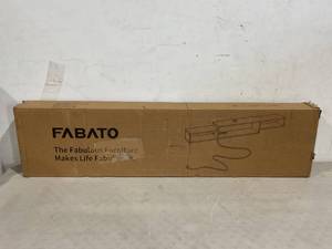 lot 103 image: FABATO 70 Floating TV Stand with Power Outlet - Rustic Brown