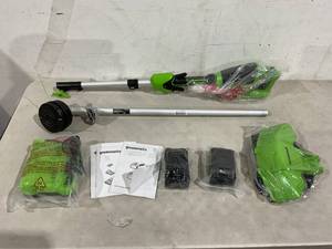 lot 135 image: Greenworks 24V  24V 16 Inch Brushless Cordless String Trimmer
