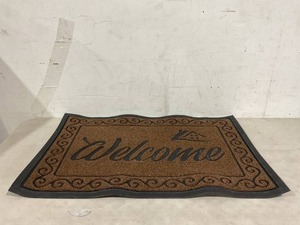 lot 141 image: Welcome Rubber Backed Doormat