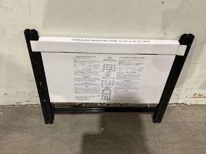 lot 220 image: Grisham AWG Fixed Window Security Bars - Black