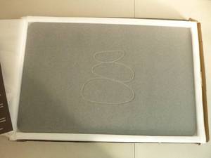 lot 407 image: Ecologican Stone Bath Mat - Grey