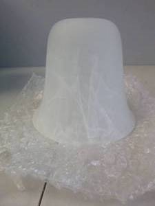 lot 411 image: Set of 4 - Giluta Bell Shaped Glass Shade